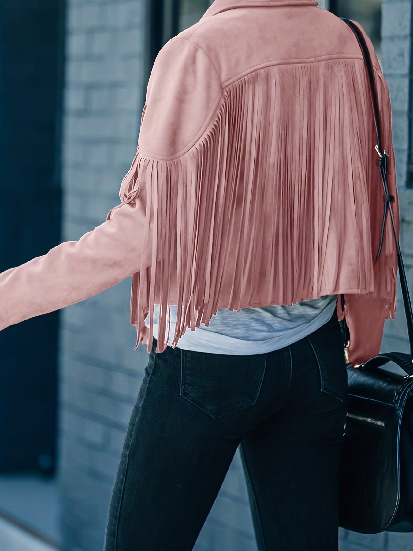 Hedwig - jakke med frynser i western-stil