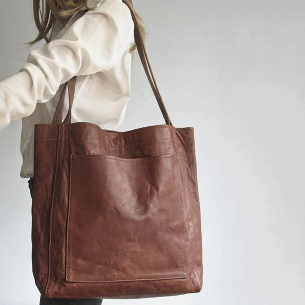 Leather handbag for women - Avery