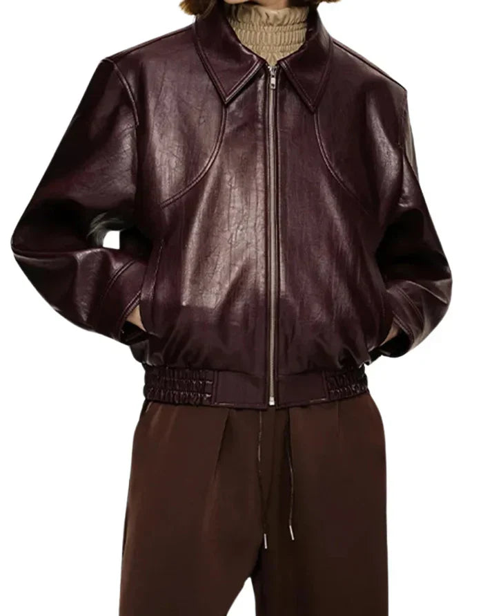 Anna - classic burgundy jacket