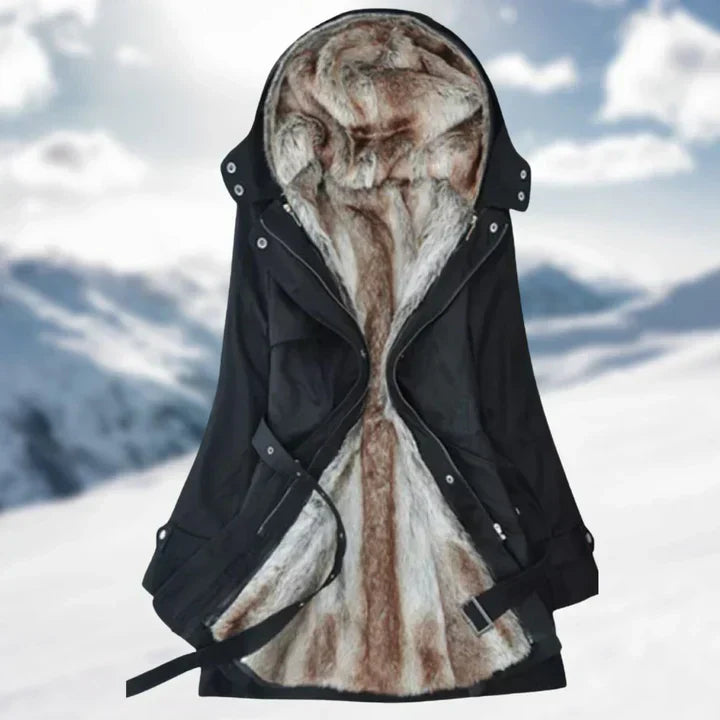 Scheen - lang vinterfrakke til kvinder med et chikt look