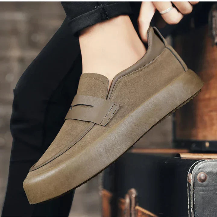 Fashionable suede loafers for men - stylish and comfortable