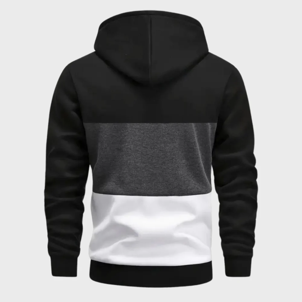 Men's color block hoodie