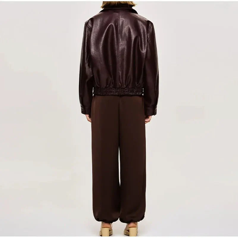 Zofi - classic burgundy women's jacket