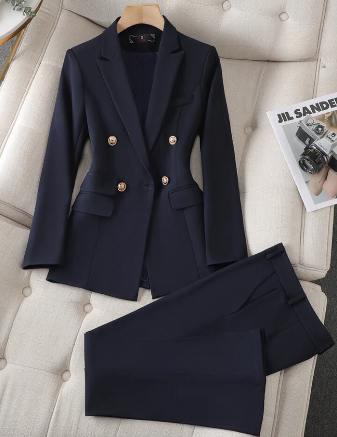 Deborah – blazer og buksesæt til kvinder