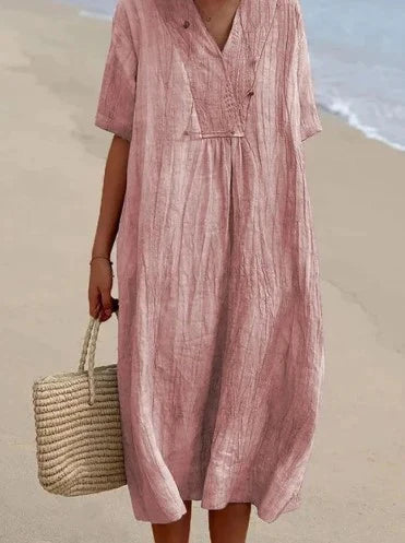 Luftig sommerkjole i boho-stil – lethed og komfort