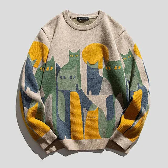 Purrpatch - unisex sweatshirt med kat