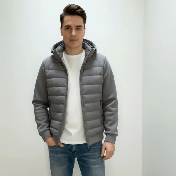 Philipp – hooded jacket with zipper and side pockets