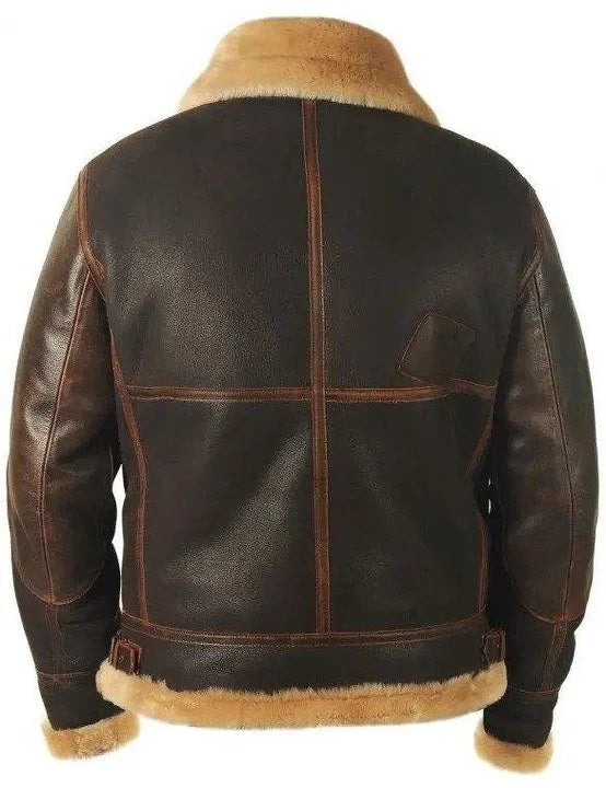 Maxi - leather jacket for winter