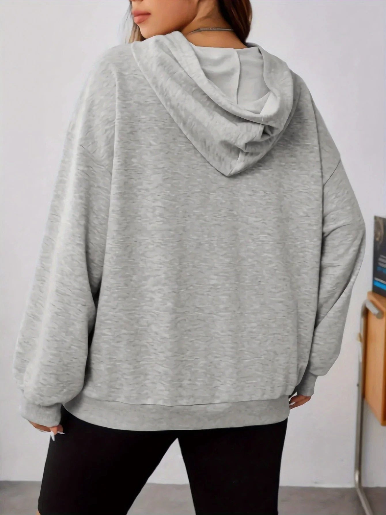 Bella - hoodie with cat print and hood