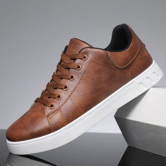 Charlie – stylish leather sneakers with comfortable soles