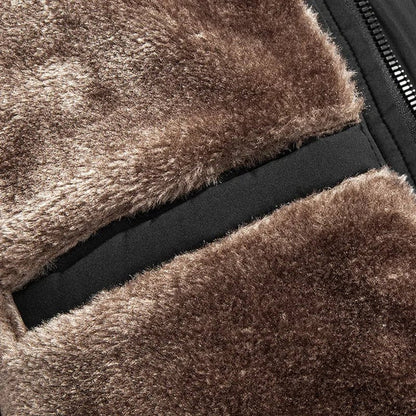 Klaus – stylish puffer jacket with cozy fleece lining