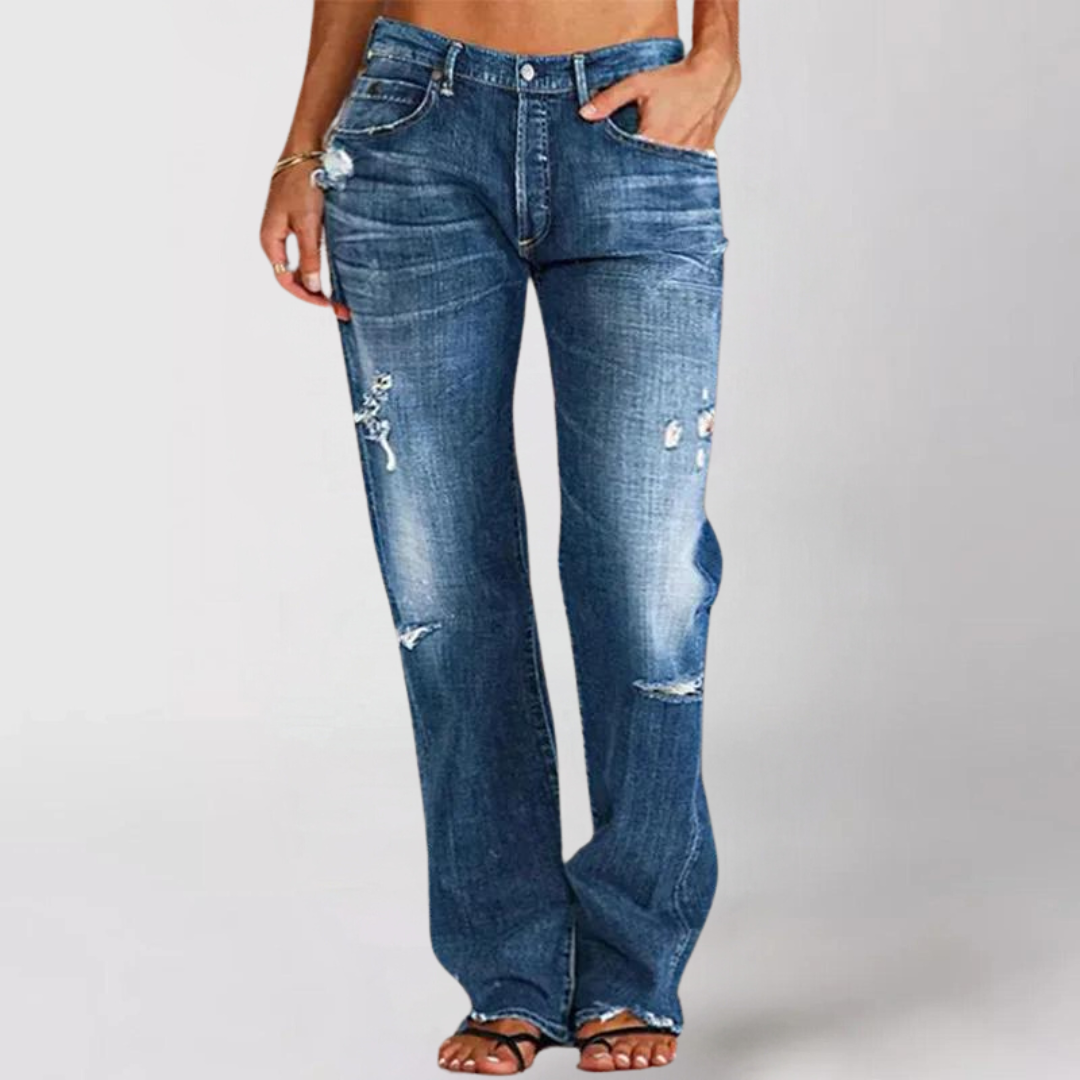 Brede jeans til kvinder