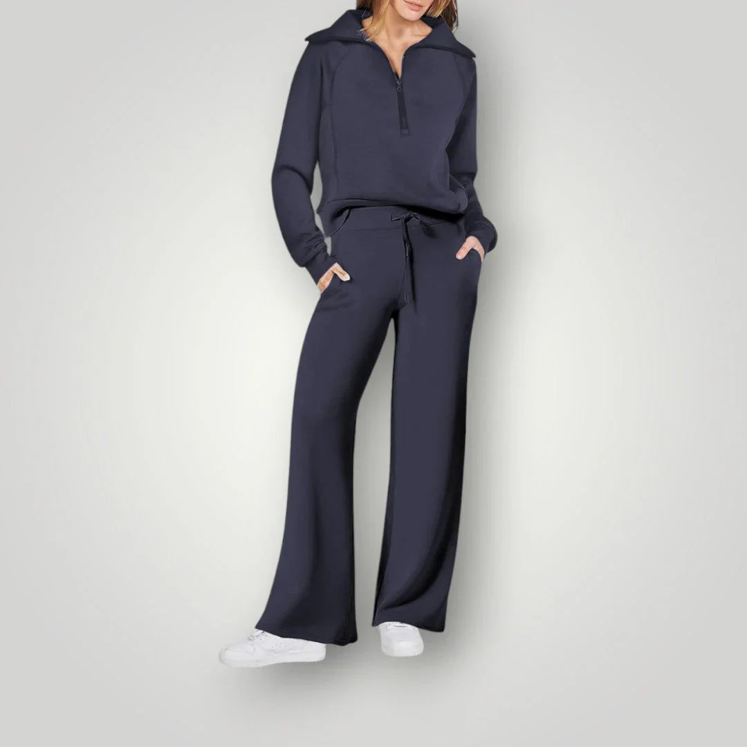 Women's two-piece loungewear set – comfortable set for everyday wear and lounging