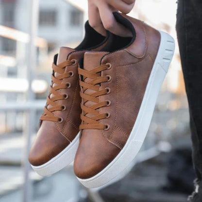 Charlie – stylish leather sneakers with comfortable soles