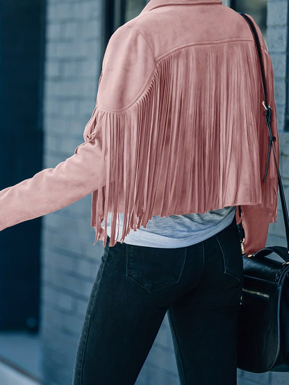 Hedwig - jakke med frynser i western-stil