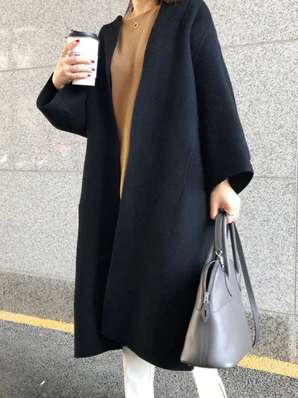 Lisi - long wool coat for women