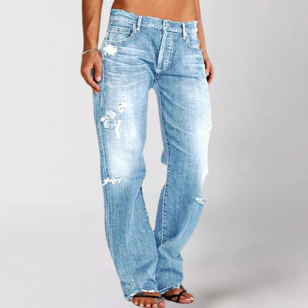 Brede jeans til kvinder