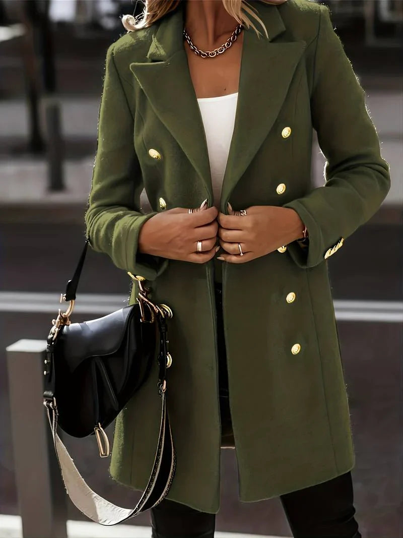 Clara | slim-fit wool coat