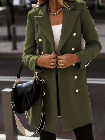 Clara | slim-fit wool coat