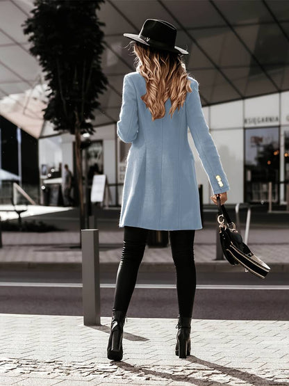 Clara | slim-fit wool coat