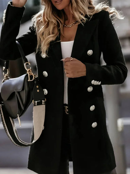 Clara | slim-fit wool coat