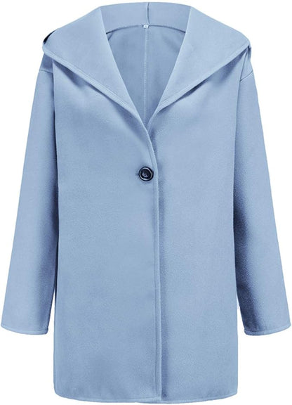 Women's long winter trench coat – elegant coat for cold days