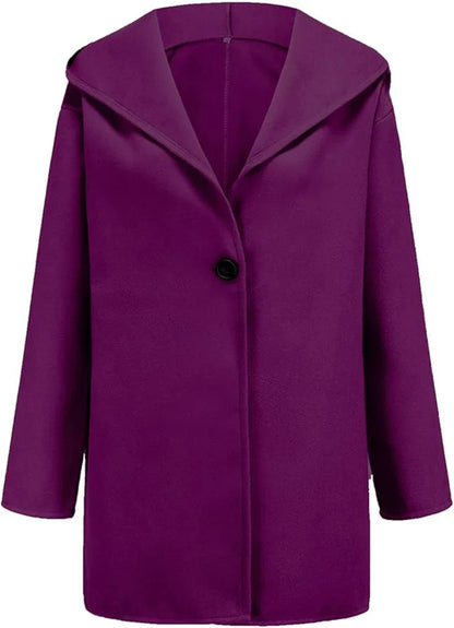 Women's long winter trench coat – elegant coat for cold days