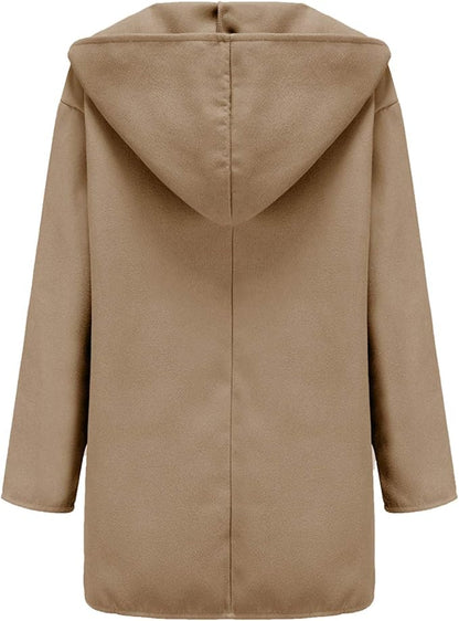 Women's long winter trench coat – elegant coat for cold days