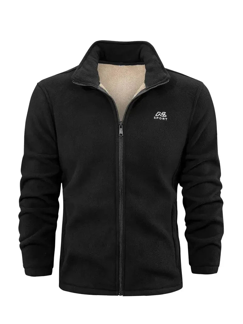 Lined fleece jacket for men – warm and functional
