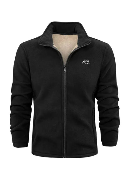 Lined fleece jacket for men – warm and functional