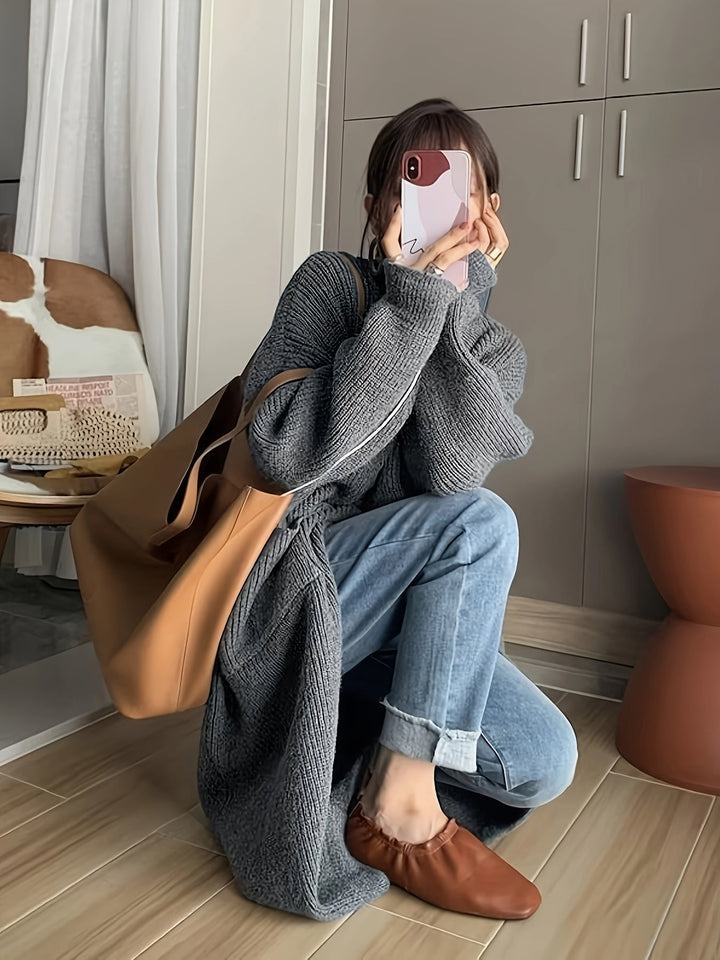 Zendy lang oversize cardigan