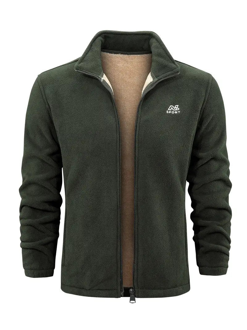 Lined fleece jacket for men – warm and functional