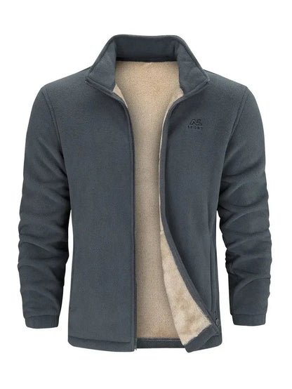 Lined fleece jacket for men – warm and functional