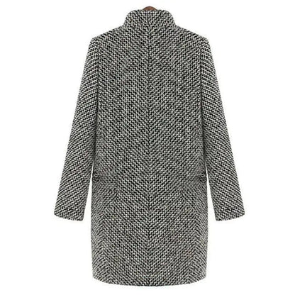 Delphine | elegant long wool coat