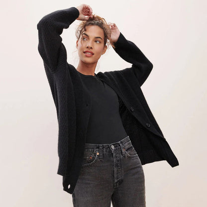 Pepita - kashmir cardigan til kvinder