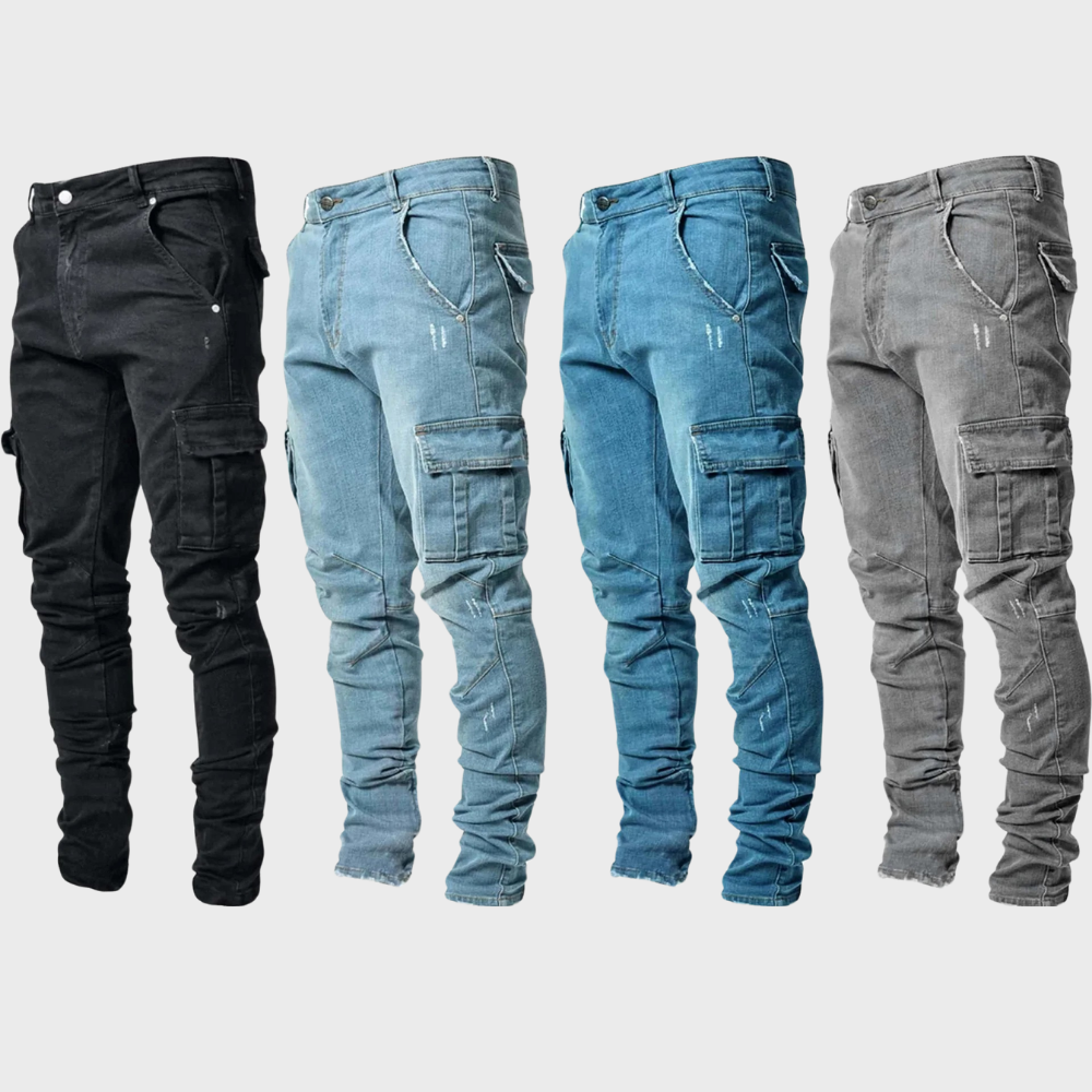 Jakki - superkomfortable herrejeans med ultra-stretch til fritiden
