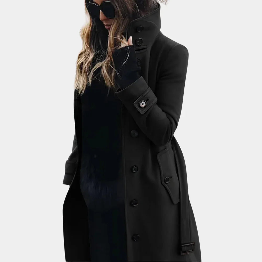 Jill - stylish and warm trench coat for women