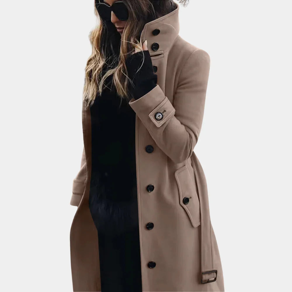 Jill - stylish and warm trench coat for women