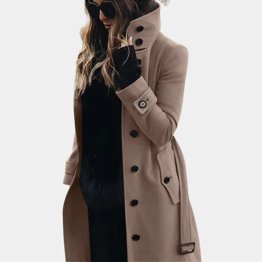 Jill - stylish and warm trench coat for women