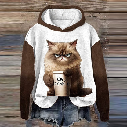 Talia - trendy dametrøje med et livligt dyreprint