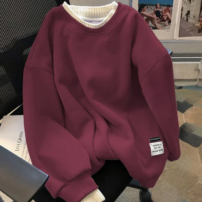 Joana – minimalistisk, løstsiddende sweatshirt til kvinder