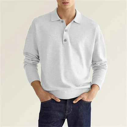 Elias -langærmet poloshirt