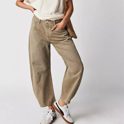 Retro jeans til kvinder - afslappet snit