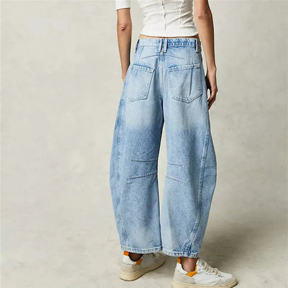 Retro jeans til kvinder - afslappet snit