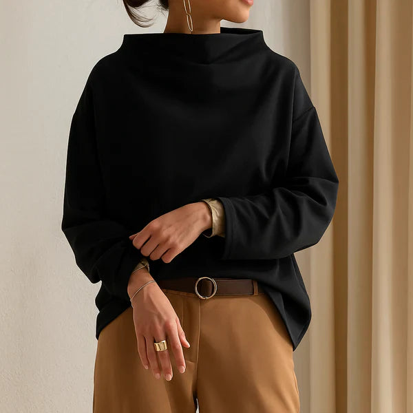 Women's fashionable roll-neck sweaters – timeless winter style
