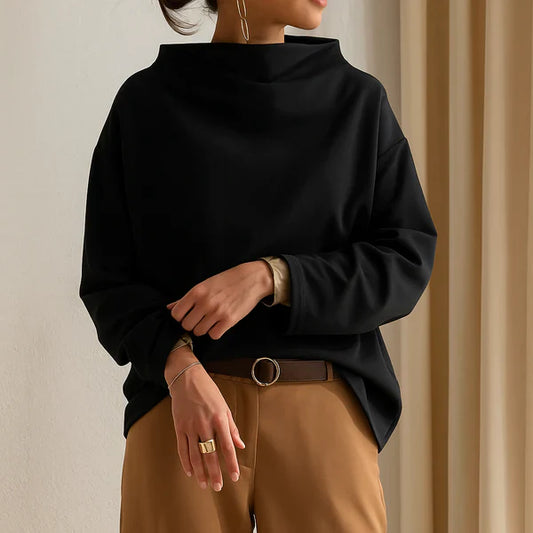 Women's fashionable roll-neck sweaters – timeless winter style