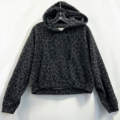 Hættetrøje med leopardprint til mænd - stilfuld og afslappet til streetwear