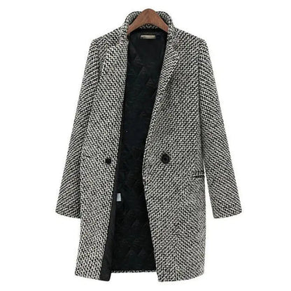 Delphine | elegant long wool coat