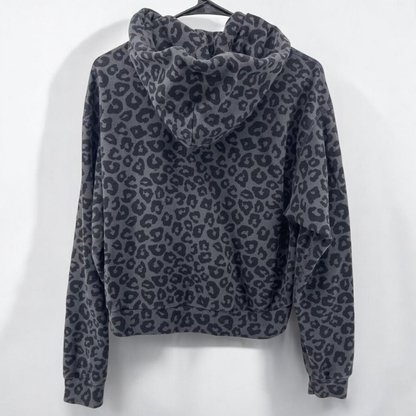 Hættetrøje med leopardprint til mænd - stilfuld og afslappet til streetwear