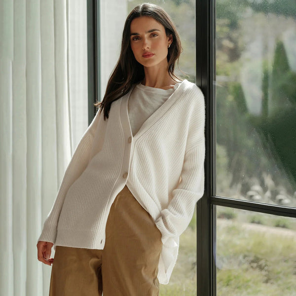 Pepita - kashmir cardigan til kvinder
